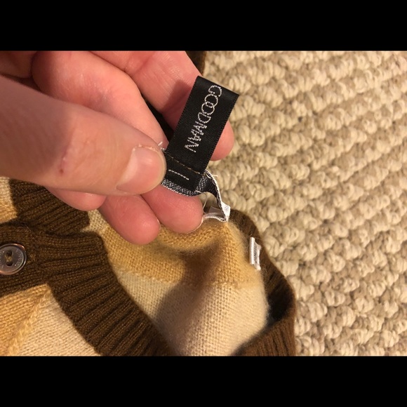 Vince Bergdorf Argyle Sweater M - Picture 4 of 5